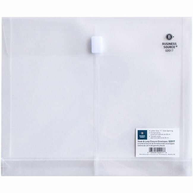 Business Source Envelope Poly Side Letter Clear BSN02017