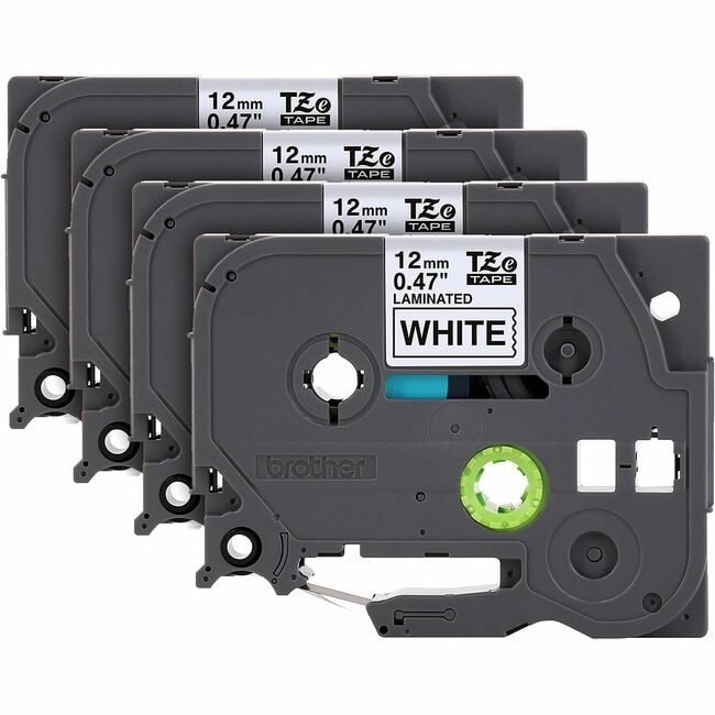 Brother International Tape Label 47" BK/WE 4PK BRTTZE2314PKB