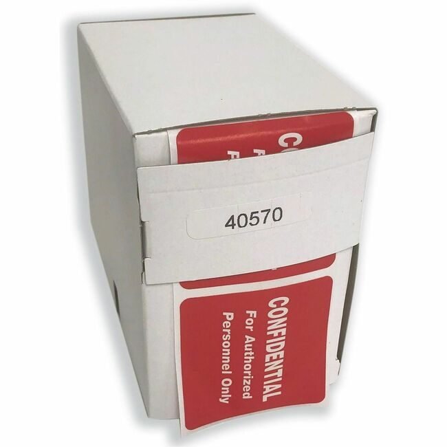 Tabbies Label Confidential Hipaa TAB40570