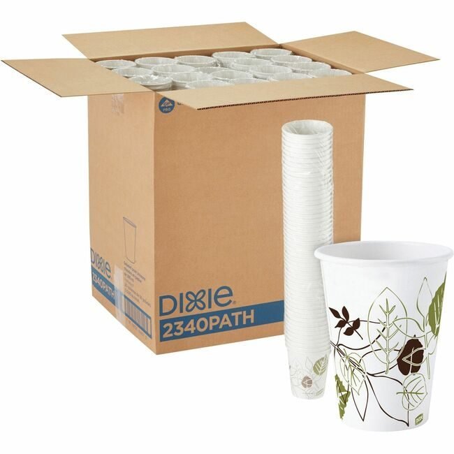Georgia-Pacific Dixie Cup Hot Pathways 10OZ 50 Count DXE2340PATHCT