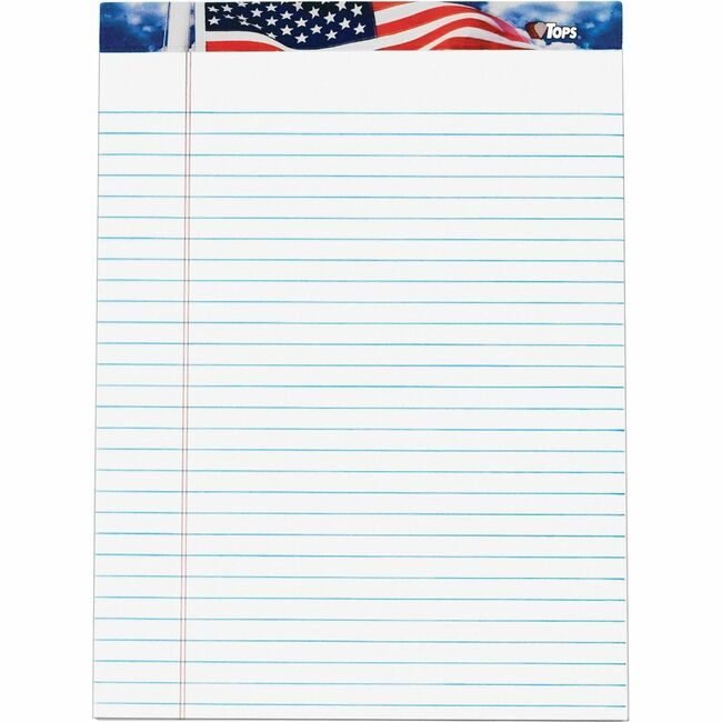 TOPS Products Pad American Pride Legal 12 Pack TOP75111