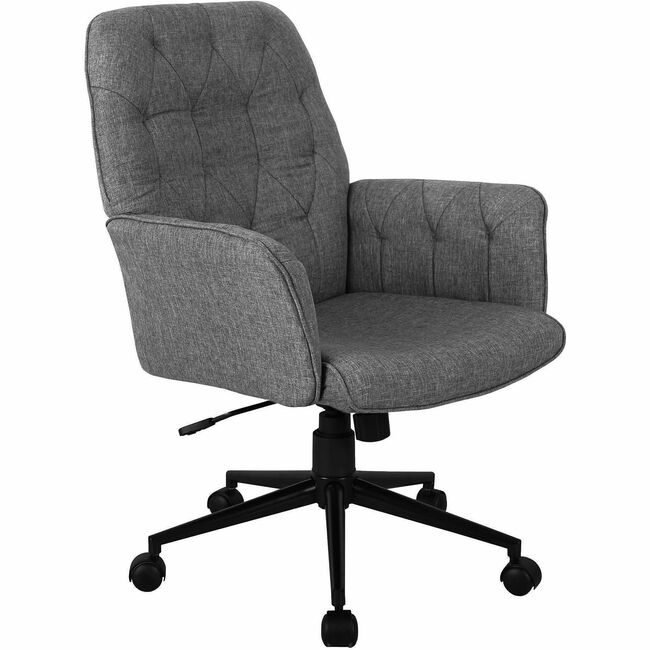 RTA Products Chair Soho W/Arms Fabrc Gray RTA2024GRY
