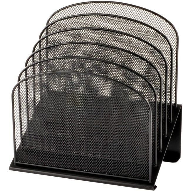 Safco Products Organizer Dsk Slnt 5SCT Msh SAF3257BL