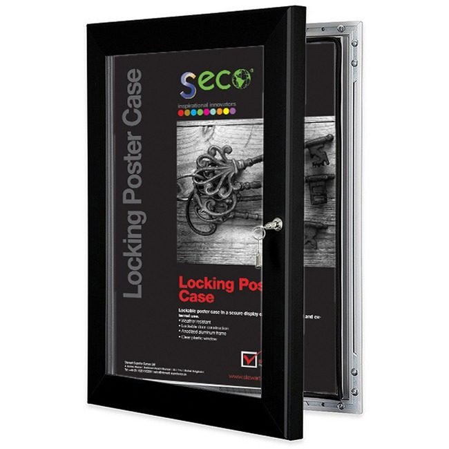 Stewart Superior Seco Case Poster Lckng 24X36 Black SSCLCASE2436BL