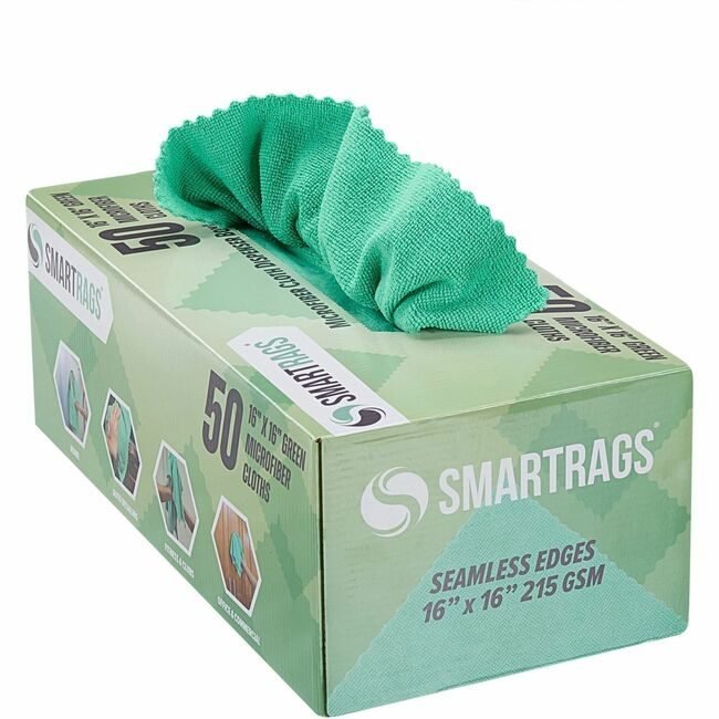 Hospeco Brands Group Monarch Cloth Microfiber 16X16 Green MONM931G