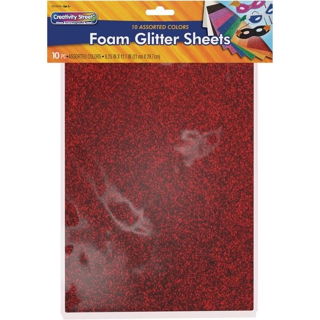 Pacon Corporation Sheets Glitter Foam Large 8 PAC4344