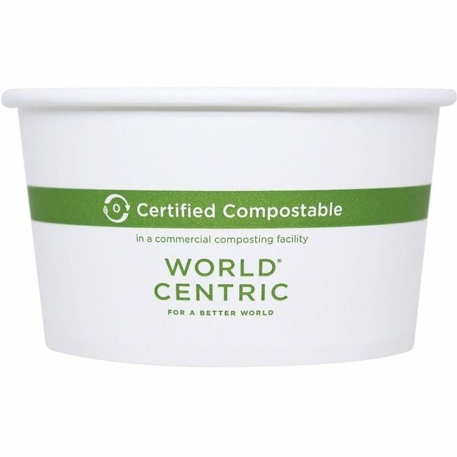 World Centric Bowl White 12OZ 500 Count WORBOPA12