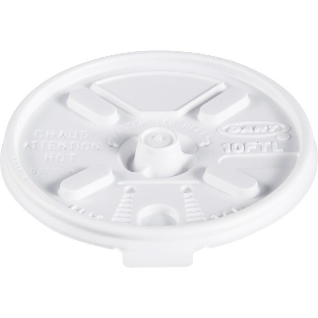 Dart Container Corporation Lid Cup Foam F/10OZ DCC10FTL