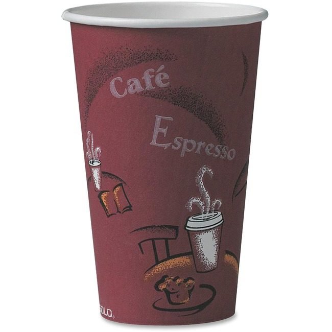 Dart Container Corporation Solo Cup Paper Hot Bistro 16OZ SCC316SI0041