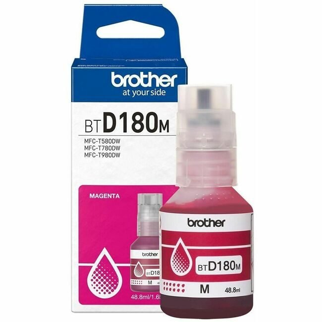 Brother International Bottle Hy Magenta Ink BRTBTD180MS