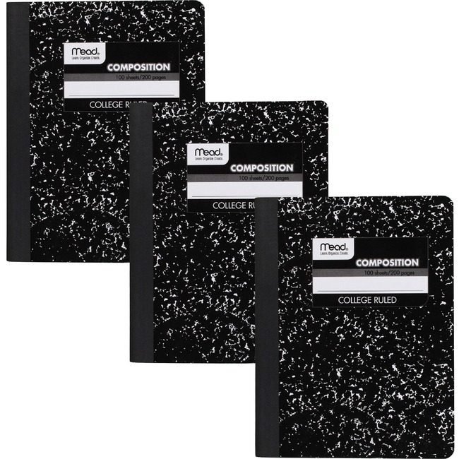 ACCO Brands Mead / Five Star Book Comp Cr 3 Pack 8X10 MEA38111
