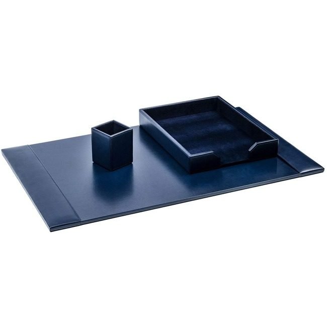 Dacasso Dsk St Bnd Lthr Be 3PC DACD5037