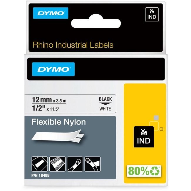 Newell Brands DYMO Label RHINO1/2"X11.5FLX NY DYM18488