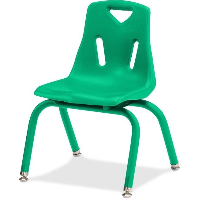Jonti-Craft, Inc. Chair Stack Powder 14"H Green JNT8124JC1119