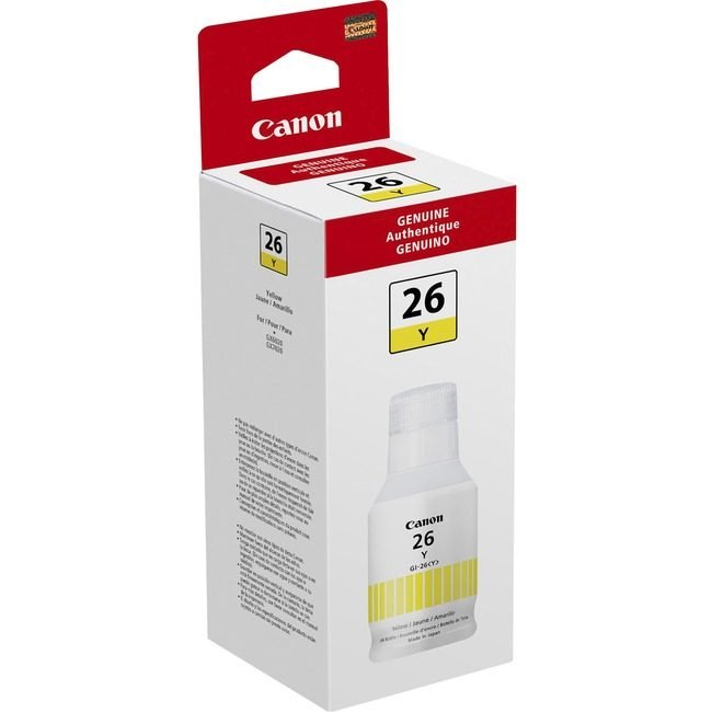 Canon U.S.A. Ink Bottle GI26 Yw CNMGI26Y