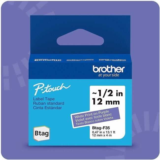 Brother International Tape Label Btag We On Pe BRTBTAGF35