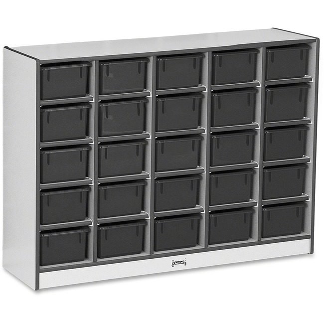 Jonti-Craft, Inc. Cubbie 25 TRAY With Bins Black JNT0426JCWW180