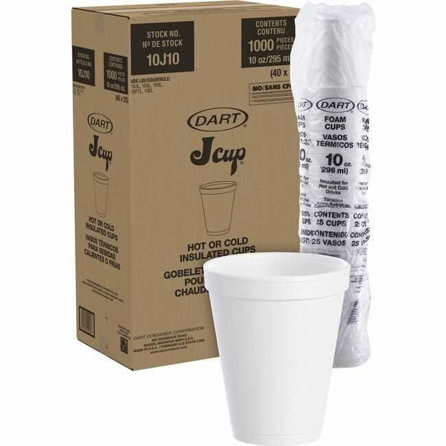 Dart Container Corporation Cup Foam 10OZ We 25 Count DCC10J10CT