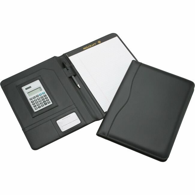 SKU-LEVEL VERIFICATION REQUIRED Portfolio Writing W/Calc Black NSN4844563