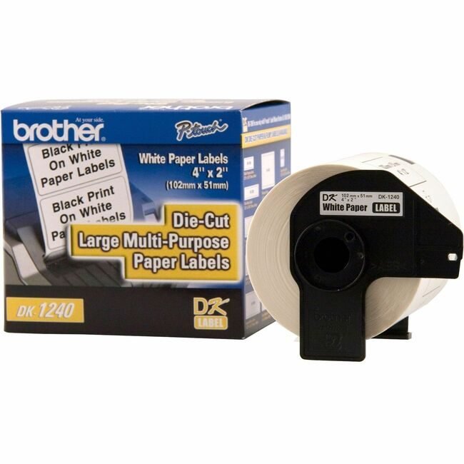 Brother International Labels QL1050 4"X2" 600 BRTDK1240