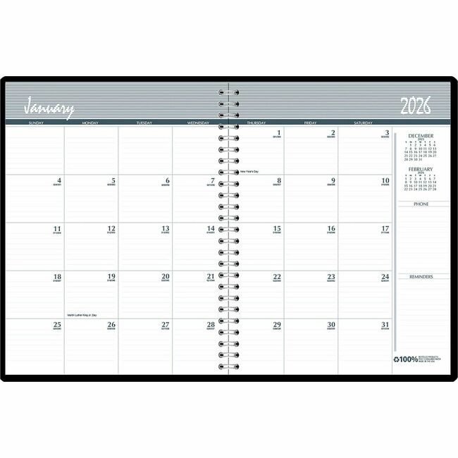 House of Doolittle Planner Monthly Wrbd 1MTH/2PG HOD26207