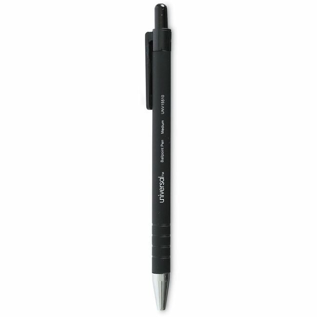 Universal Office Products Pen Comfrt Grp Ret Medium Black UNV15510