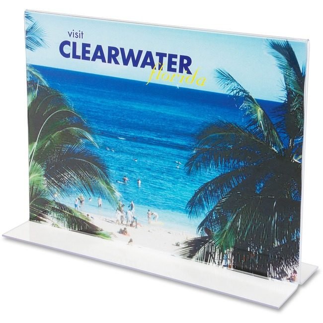 Deflecto Holder Sign 11X8.5 Clear DEF69301