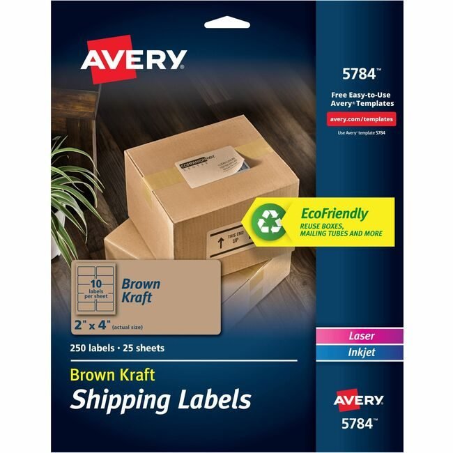 Avery Products Corporation Label Dt Kb 10UP AVE05784