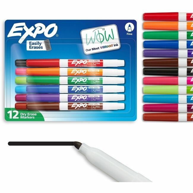 Sharpie / Expo / Prismacolor / Sanford Newell Brands / Sanford Sharpie / Expo / Prismacolor / Marker Dryerse Lo Fine 12 Pack SAN86603B