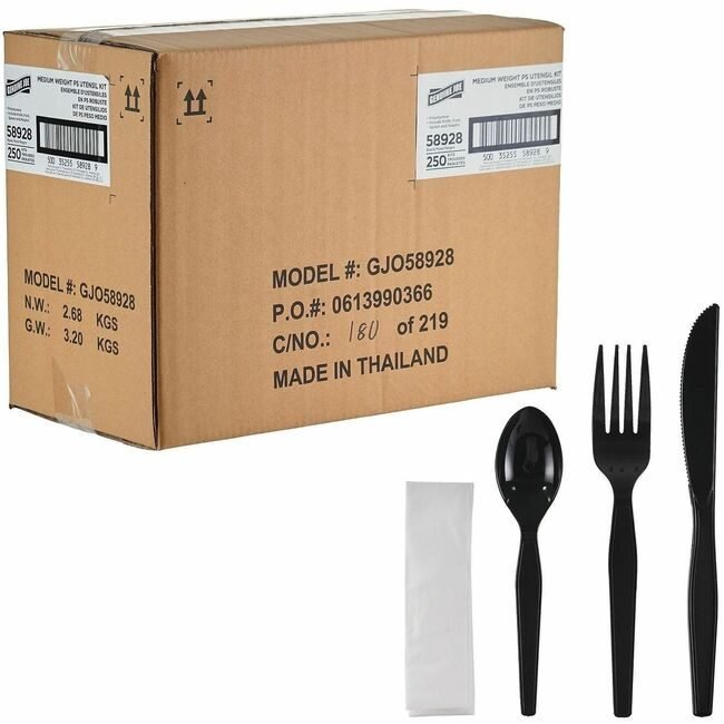 Genuine Joe Kit Mw Ps Black Fksn GJO58928