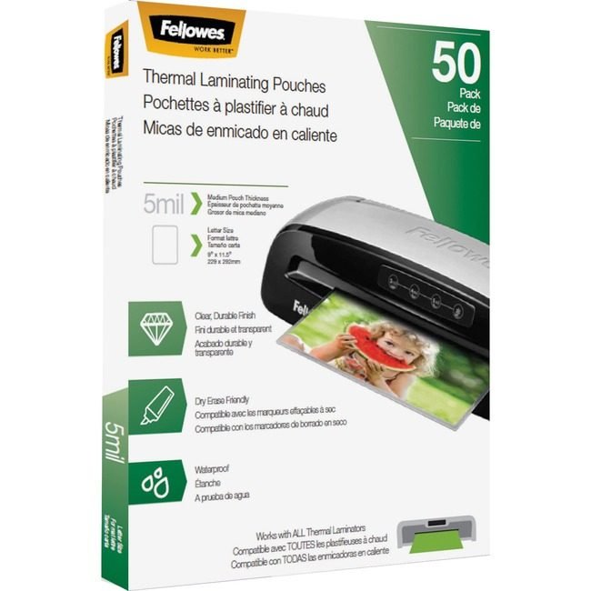 Fellowes Brands Pouch Lam Therm LTR5 ML FEL5744501