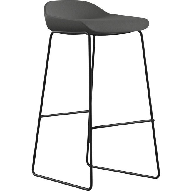 9to5 Seating Stool Bar Sldbse Fbrc Gy/Sr NTF9165STBFDO