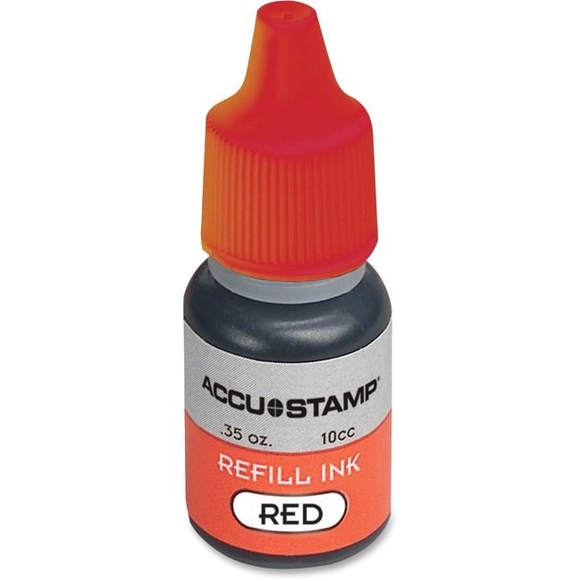COSCO / Consolidated Stamp Consolidated Stamp Manufacturing COSCO / Refill Ink Gel Accustamp Red COS090683