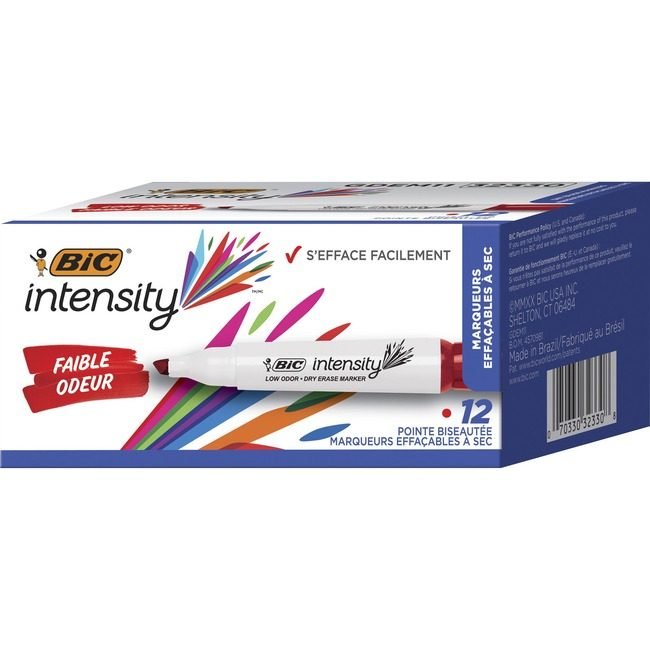 BIC Corporation Dry Erase Low Oder Mrk Red BICGDEM11RD