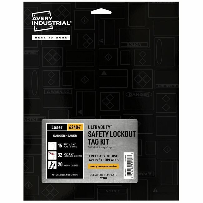 Avery Products Corporation Tag Kit Danger 5.75X3 AVE62404
