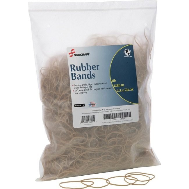 SKU-LEVEL VERIFICATION REQUIRED Rubberbands 1LB SIZE #18 NSN5783521