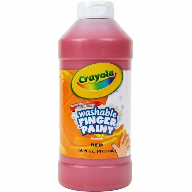 Crayola LLC Paint Fngr Wshble Red 16OZ CYO55-1316-038