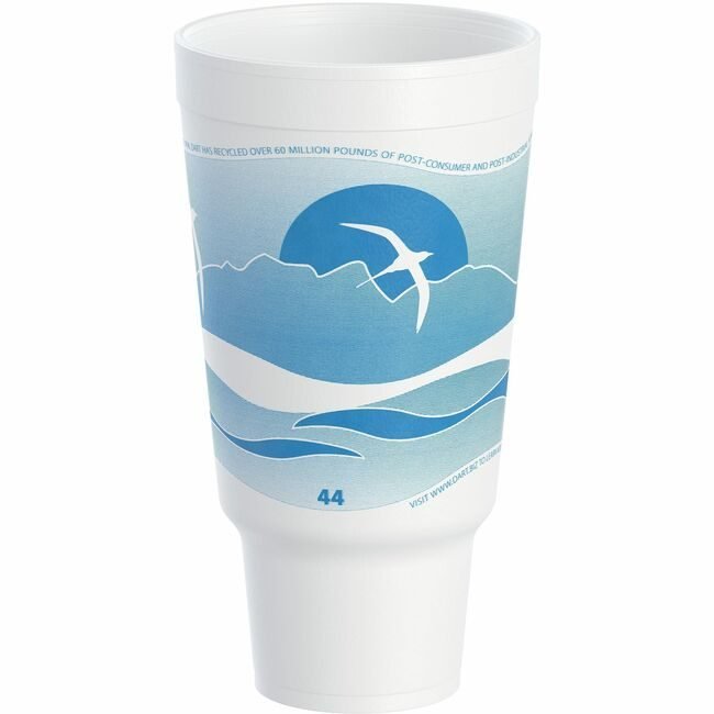 Dart Container Corporation Cup 44 OZ EPS FOAM PEDESTAL DCC44AJ32H