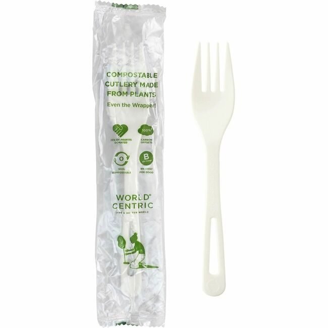 World Centric Fork Tpla 6.3" 750/CT White WORFOPSI