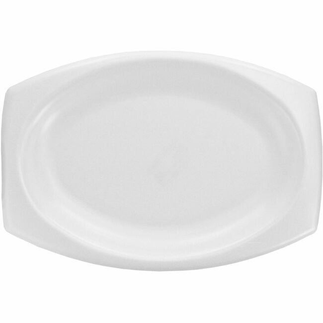 Dart Container Corporation Platter Foam 9IN White DCC9PRWQR