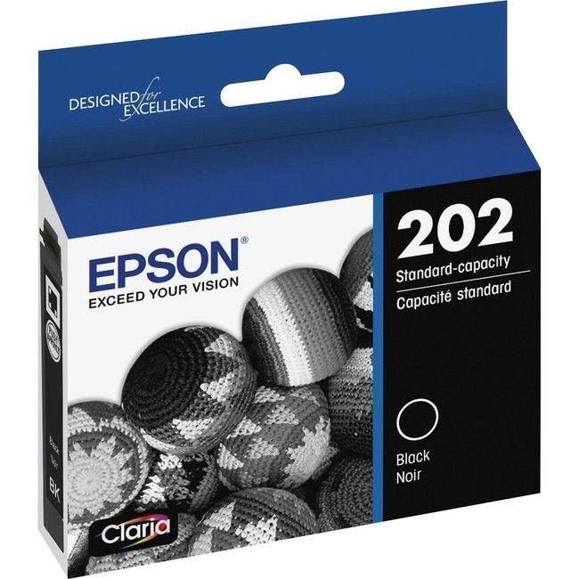 Epson America Crtdg Ink Pgmt T202 St Y Black EPST202120-S