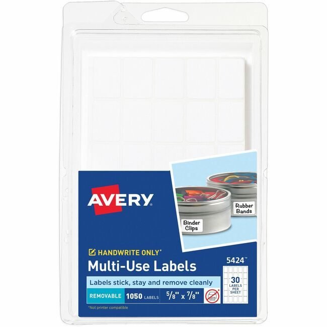 Avery Products Corporation Label Remv 7/8X5/8 We 1M AVE05424