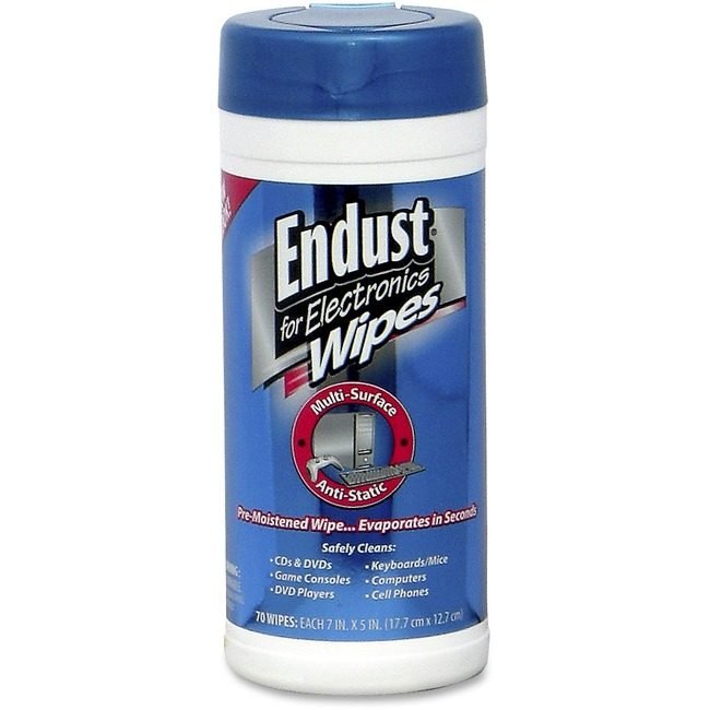 Endust Wipe Anti-Static 70/TUB END259000