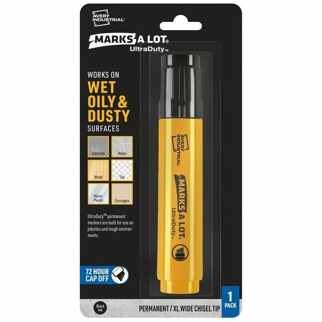 Avery Products Corporation Marker Xlchiseltip Black 1 Pack AVE29865