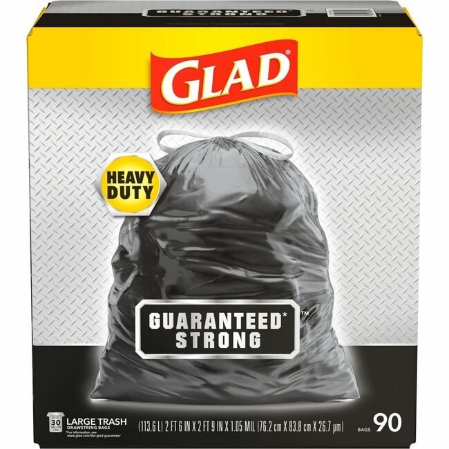 The Clorox Company CloroxPro / Bag Trsh Drwstrng Black 30GAL CLO78952PL