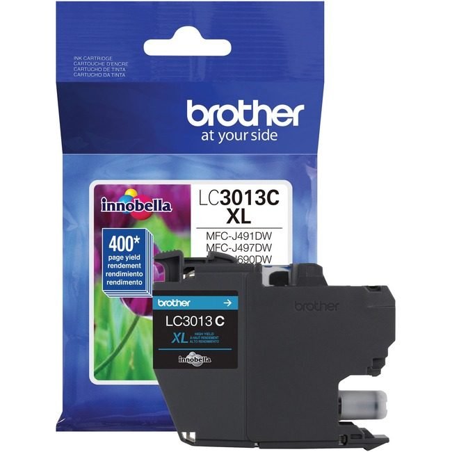 Brother International Crtdg Ink Cyn 400 PG BRTLC3013C
