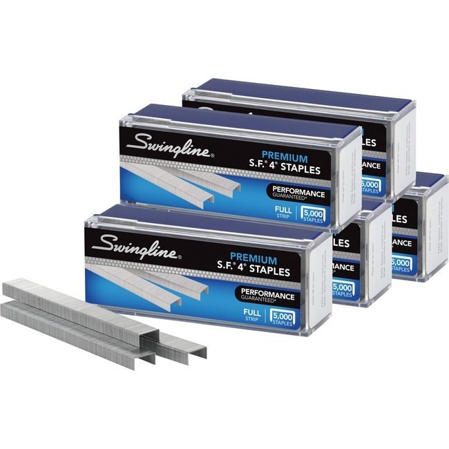 ACCO Brands Swingline Staples SF4 5000/BX 5 Pack SWI35481