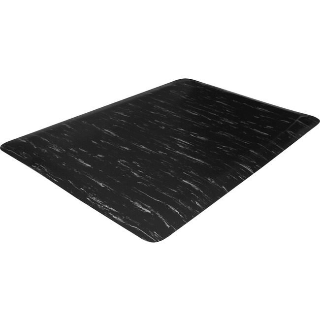 Genuine Joe Mat Top Marble Black GJO71211