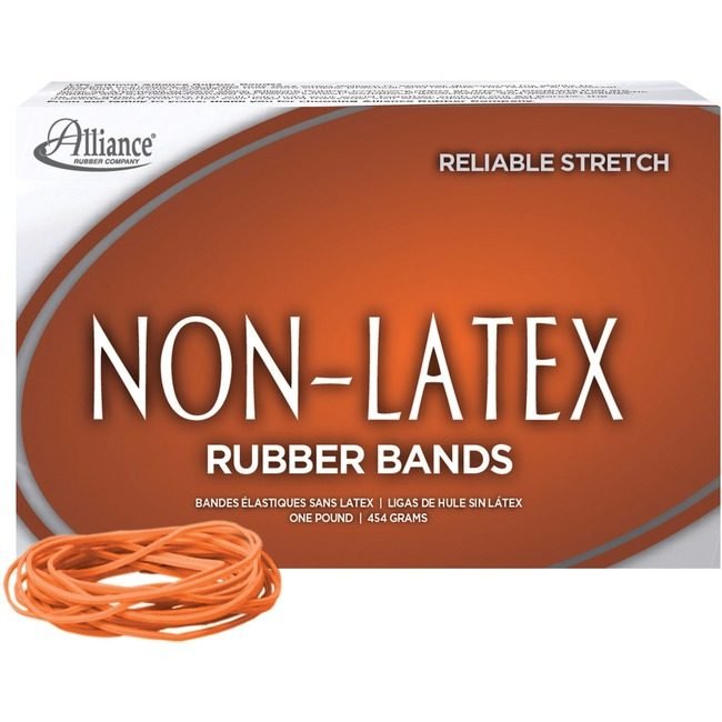 Alliance Rubber Company Rubberbands #19 1LB Orange ALL37196