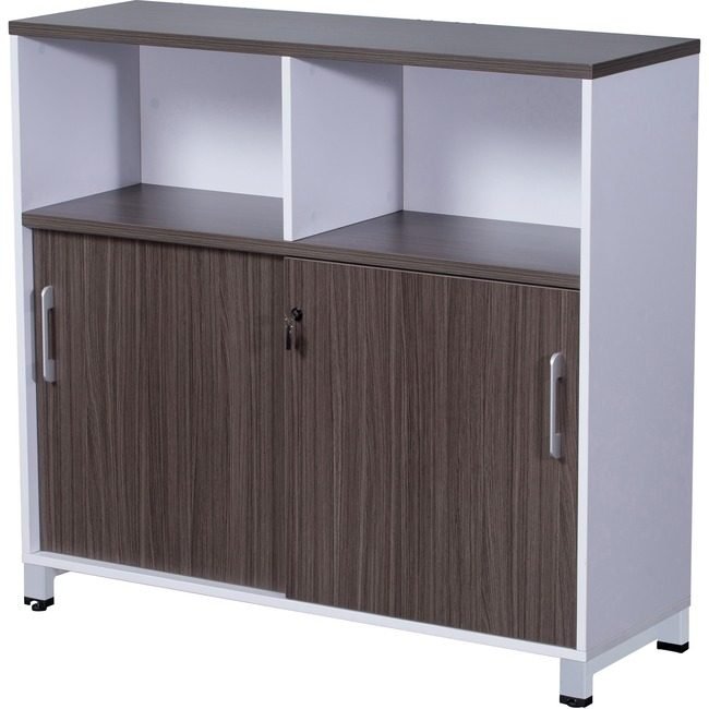 Boss Office Products Storagecabinet Driftwood White BOPS506